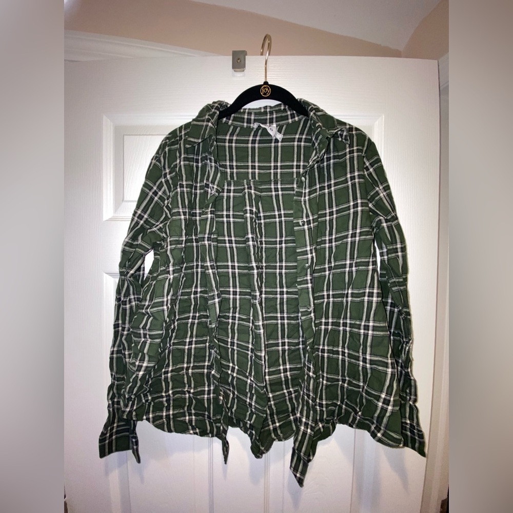 Green Flannel Shirt